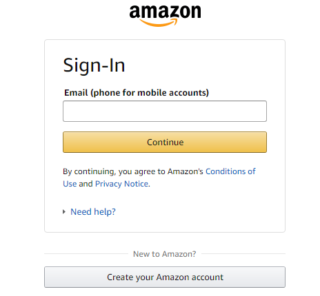 amazon sign in Delete an Amazon Account