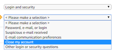 How to Delete an Amazon Account