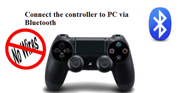 Connect the controller to PC via Bluetooth