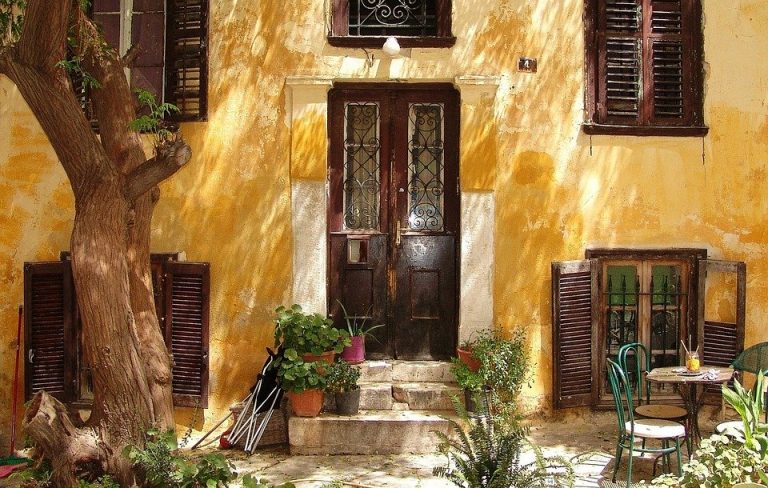 Hellas, Athens, Facade, Building, House, House Facade