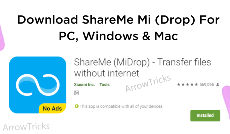 ShareMe for PC | Mi Drop for PC Windows & Mac