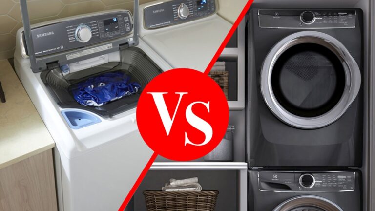 Top Loading vs Front Loading Washing Machine