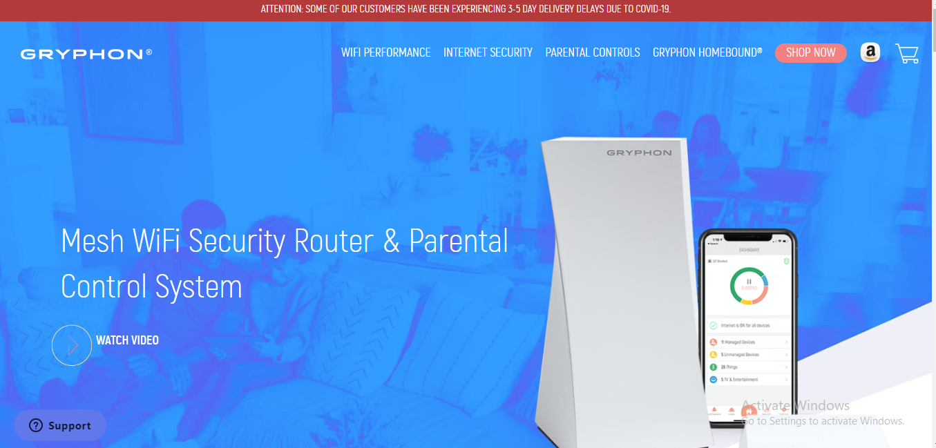 Mesh wifi security router