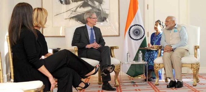 Apple iPhone Exports from India Double in Boon to Modi’s Plan