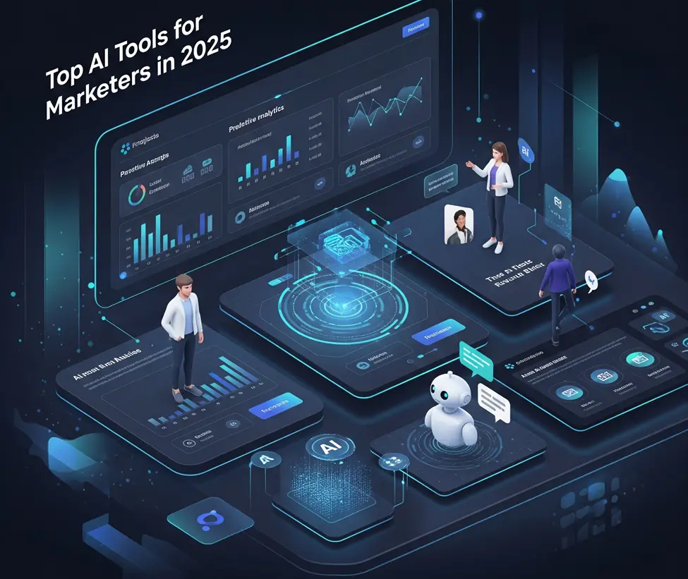 Top 10 AI Marketing Tools for 2025 - Arrow Tricks
